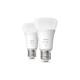 Produto de Pack 2 Lâmpadas  Inteligentes LED E27 9W 800 lm A60 PHILIPS Hue White 