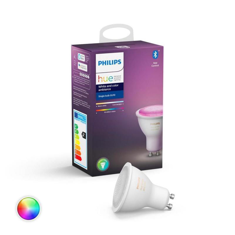 Producto de Bombilla Inteligente LED GU10 4.3W 230 lm PHILIPS Hue White Color 