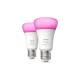 Producto de Pack 2 Bombillas Inteligentes LED E27 6.5W 570 lm A60 PHILIPS Hue White