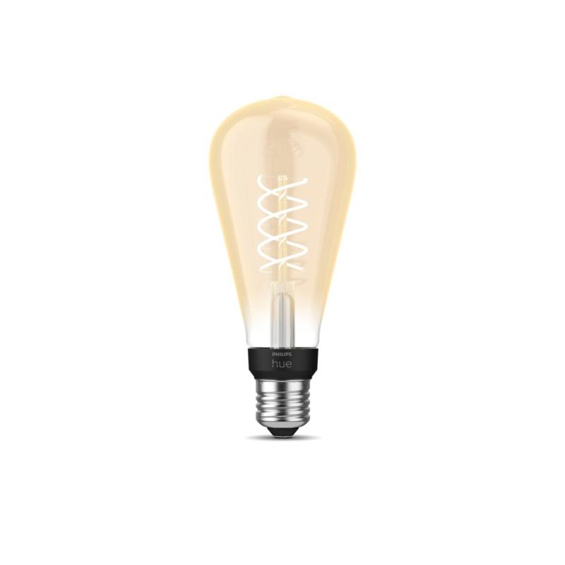 Producto de Bombilla Filamento LED E27 7W 550 lm ST72 PHILIPS Hue White Edison