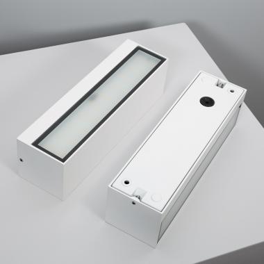 Producto de Aplique de Pared Exterior LED 10W Iluminación Doble Cara Rectangular Blanco Lena