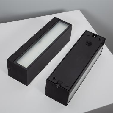 Producto de Aplique de Pared Exterior LED 10W Iluminación Doble Cara Rectangular Negro Lena