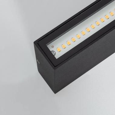 Produto de Aplique de Parede Exterior LED 10W Iluminação Dupla Cara Retangular Preto Kaira