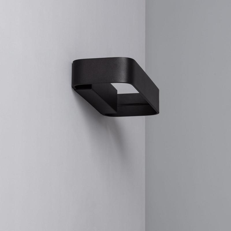 Producto de Aplique de Pared LED 9W de Aluminio Deves Negro