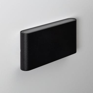 Producto de Aplique de Pared Exterior LED 12W Iluminación Doble Cara Rectangular Negro Einar