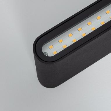 Producto de Aplique de Pared Exterior LED 12W Iluminación Doble Cara Rectangular Negro Einar