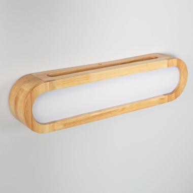 Producto de Aplique de Pared LED 12W de Madera Egil