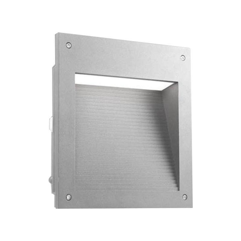 Produto de Baliza LED Encastrável Micenas Square 20W IP65 Cinza LEDS-C4 05-9885-34-CL