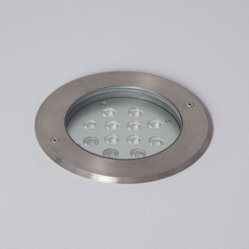 Producto de Foco Exterior LED 12W Empotrable Suelo Inox