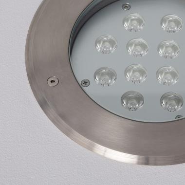 Producto de Foco Exterior LED 12W Empotrable Suelo Inox