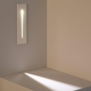 Produto de Baliza de Parede LED de Alumínio Retangular para Exterior Linear Wabi Branco