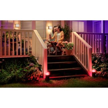 Producto de Extensión Baliza Exterior LED 8W Superficie Pie 25cm White Color Small PHILIPS Hue Calla