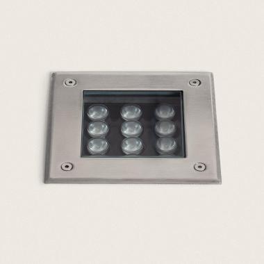 Producto de Foco Exterior LED 12W Empotrable Suelo Cuadrado Utopia