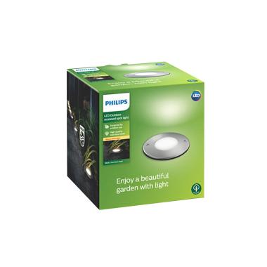 Produto de Foco Encastrável de Chão LED PHILIPS Moss 3W IP67