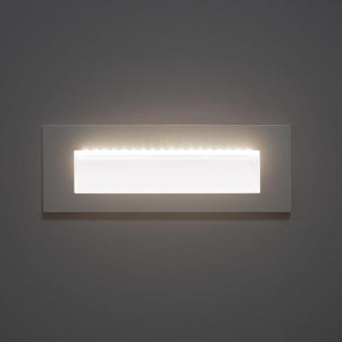 Producto de Baliza Exterior LED 6W Empotrable Pared Rectangular Blanco Groult