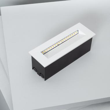 Producto de Baliza Exterior LED 6W Empotrable Pared Rectangular Blanco Groult