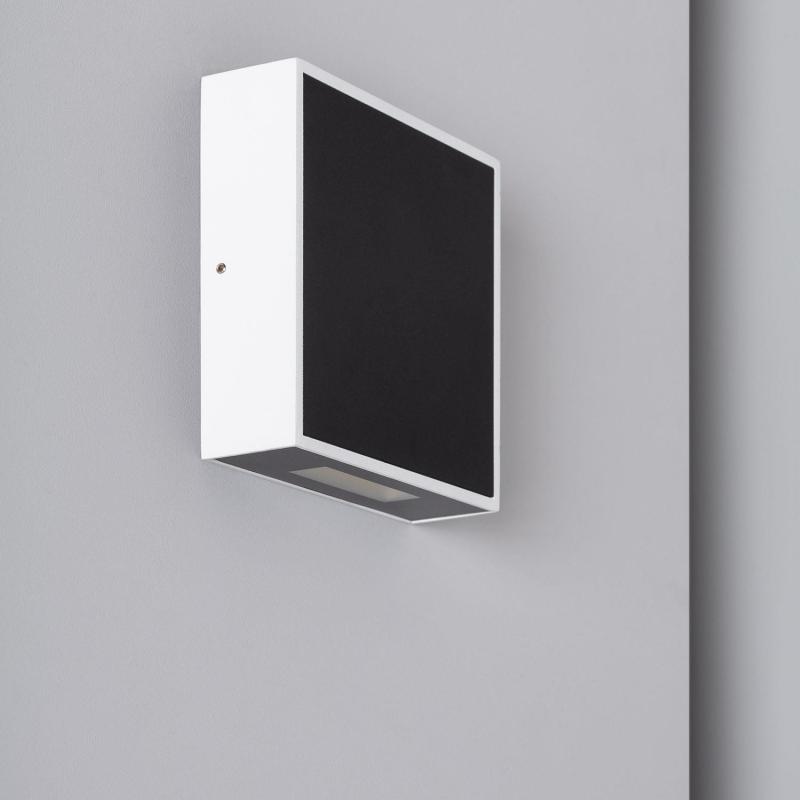 Producto de Aplique de Pared Exterior LED 6W de Aluminio Roma Negro