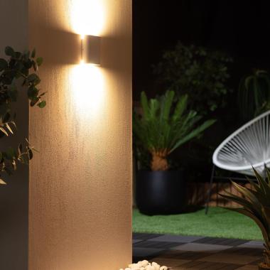 Producto de Aplique de Pared Exterior LED 12W de Aluminio Iluminación Doble Cara Vesta Blanco 