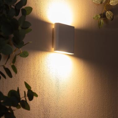 Producto de Aplique de Pared Exterior LED 12W de Aluminio Iluminación Doble Cara Vesta Blanco 