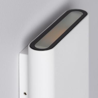 Producto de Aplique de Pared Exterior LED 12W de Aluminio Iluminación Doble Cara Vesta Blanco 