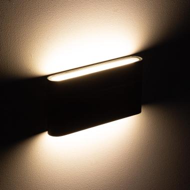 Producto de Aplique de Pared Exterior LED 12W Aluminio Iluminación Doble Cara Vesta Negro