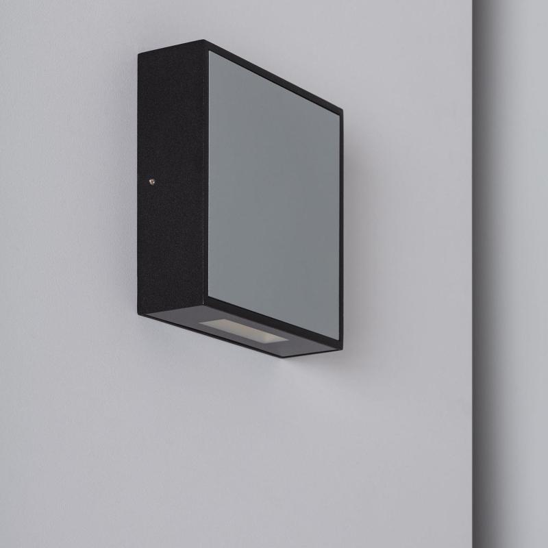 Producto de Aplique de Pared Exterior LED 6W Aluminio Roma Gris