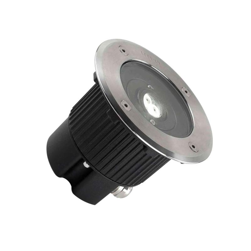 Produto de Foco LED Cirular Encastrável de Chão Gea Power Led IP67 6W LEDS-C4 55-9663-CA-CL