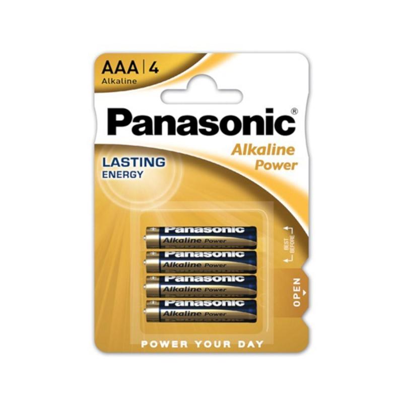 Producto de Blíster 4 Pilas Alcalinas 1,5V PANASONIC AAA LR03 