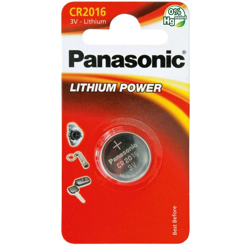 Producto de Blíster 1 Pila Litio 3V PANASONIC CR-2016 EL/1B