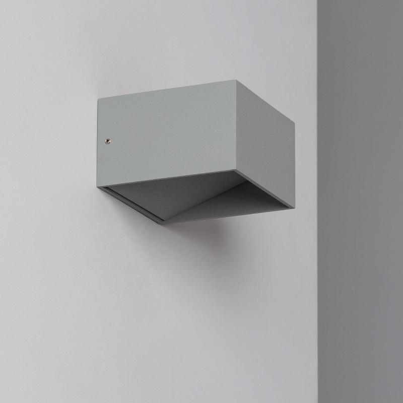 Producto de Aplique de Pared LED 6W de Aluminio Iluminación Doble Cara Lico Gris Claro