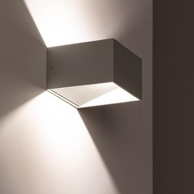 Producto de Aplique de Pared LED 6W de Aluminio Iluminación Doble Cara Lico Gris Claro