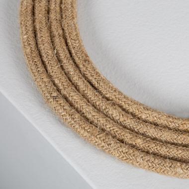 Producto de Cable Textil Eléctrico Natural Cáñamo