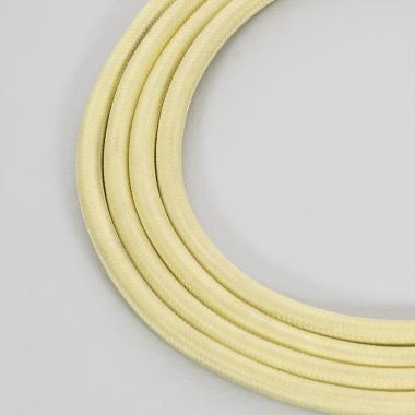 Producto de Cable Textil Eléctrico Amarillo