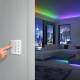 Producto de Controlador Regulador Pared Táctil para Tira LED RGB 12/24V DC RF