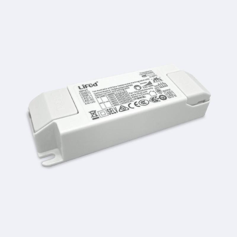 Producto de Driver LIFUD Regulable DALI 220-240V No Flicker Salida 20-42V 400-750mA 17-32W LF-AAD030-0750-42