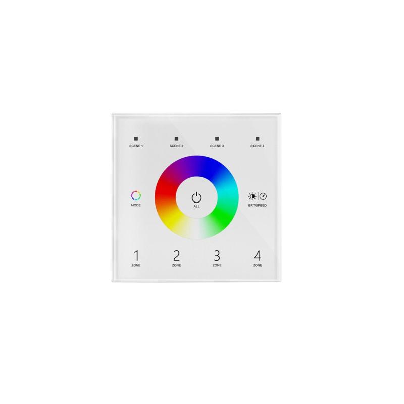 Produto de Regulador Master DMX Táctil RGB 4 zonas