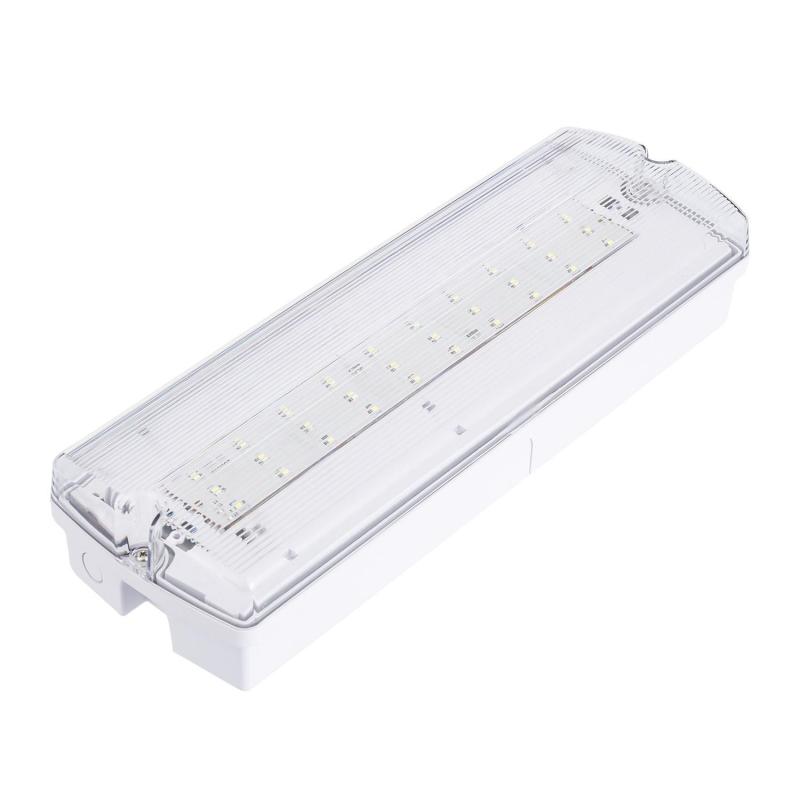 Produto de Luz de Emergência LED de superfície 200lm permanente/não permanente IP65