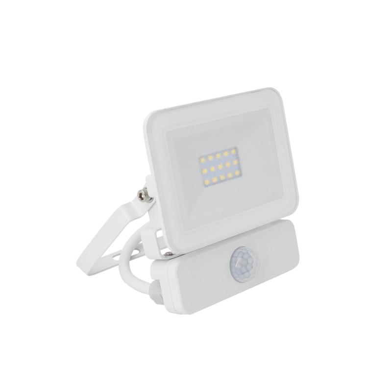 Produto de Foco Projetor LED 10W 120lm/W IP65 Slim com Detector de Movimento PIR 