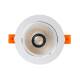 Produto de Foco Downlight LED 15W COB Direcionável Circular Branco Corte Ø90 mm CRI92 Expert Color No Flicker