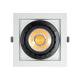 Producto de Foco Downlight LED 18W COB Direccionable 360º Cuadrado Corte 125x125 mm CRI90 Expert Color No Flicker