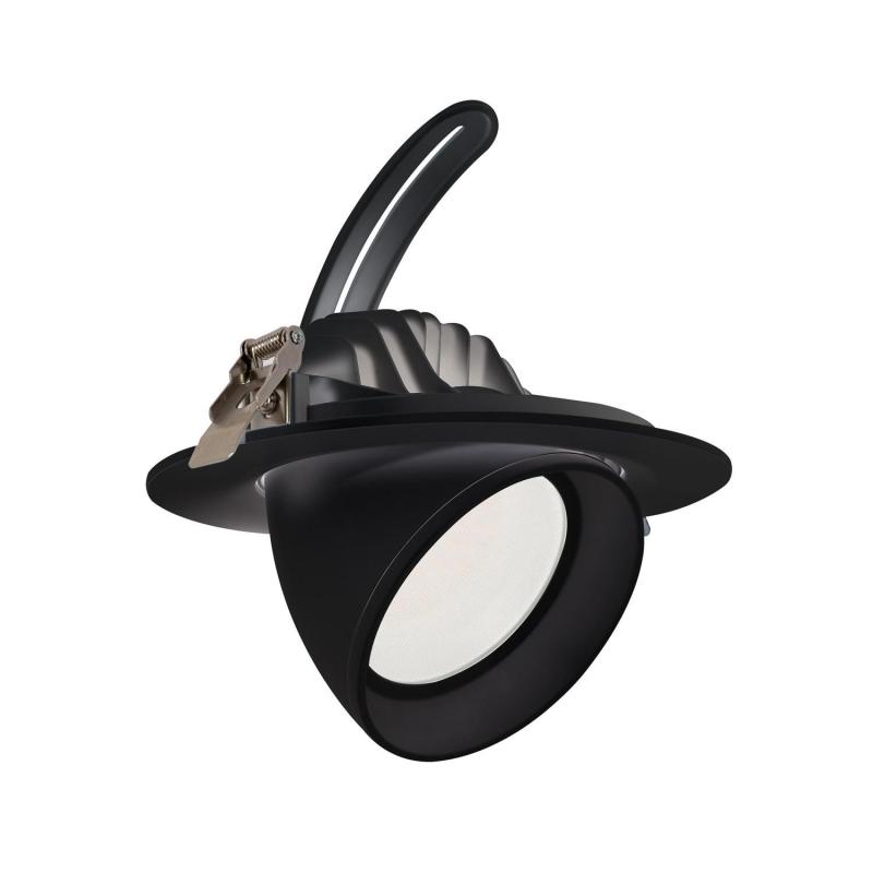 Produto de Foco Downlight Direccionável Circular LED 60W OSRAM 120 lm/W 2 CCT Preto No Flicker 