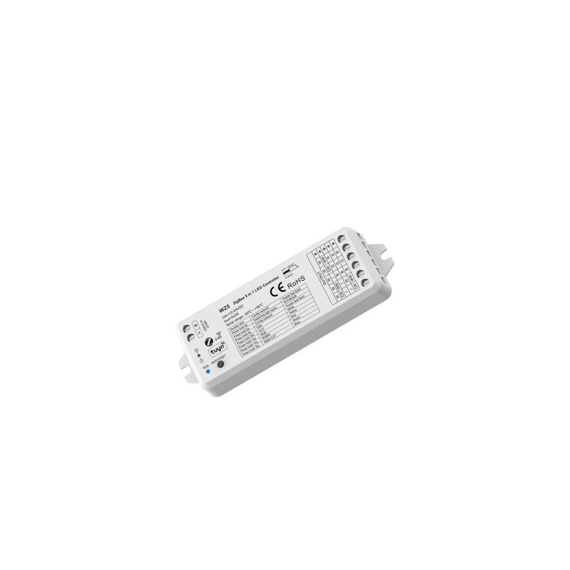 Produto de Controlador Regulador LED RF/Zigbee 5 en 1 para Fita  Monocolor/CCT/RGB/RGBW/RGBWW 12/24V DC