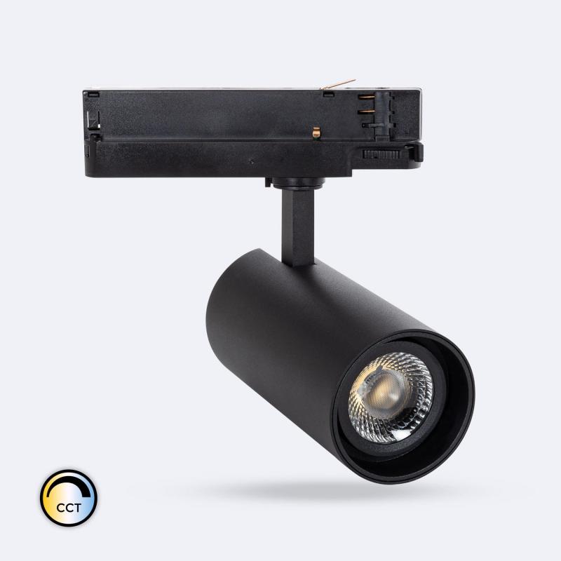 Producto de Foco Carril LED Trifásico 30W Fasano CCT Regulable Negro