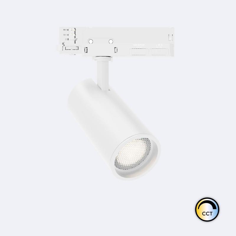 Producto de Foco Carril LED Trifásico 20W Fasano Antideslumbramiento CCT Regulable Blanco