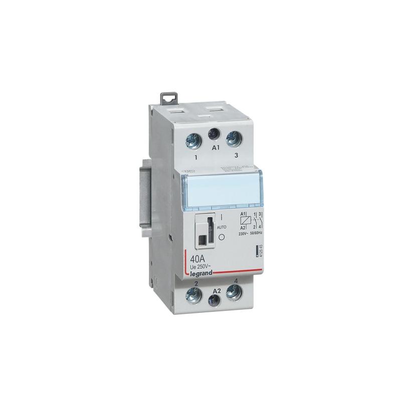 Producto de Contactor con Bobina 230V CX3 2P 40 A 2NA 2 Módulos LEGRAND 412545