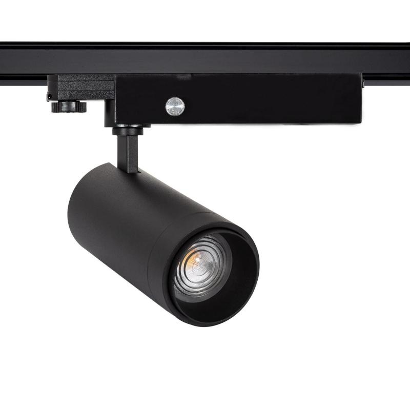 Producto de Foco Carril LED Trifásico 30W Regulable Wolf Multiángulo 15-60º Negro