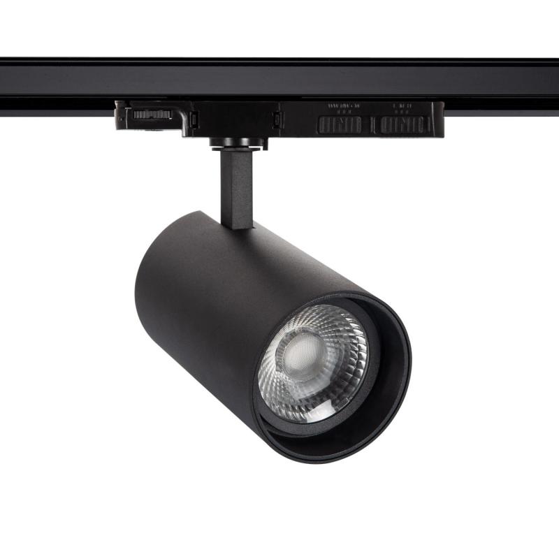 Producto de Foco Carril LED Trifásico CCT 30-35-40W Lumo Negro 