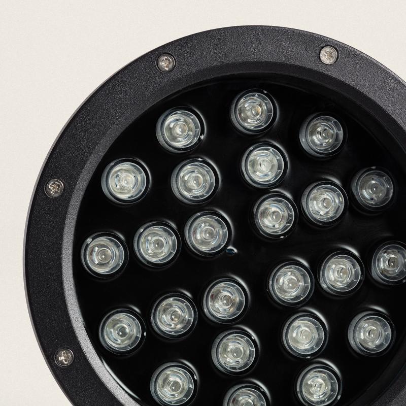 Produto de Foco Exterior LED RGB 24W IP67 com Espeto Colmar 