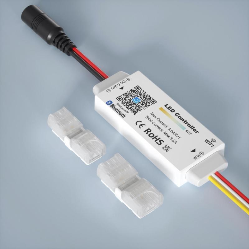 Producto de Controlador Regulador WiFi Tira LED CCT 5/24V DC