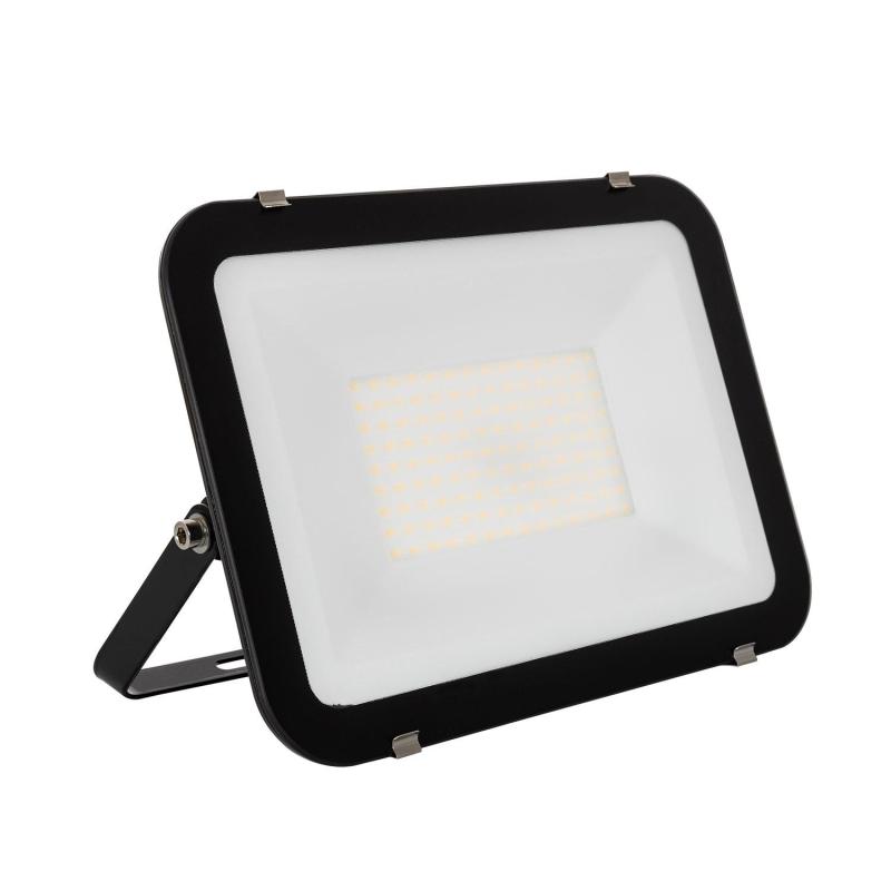 Producto de Foco Proyector LED 100W 120lm/W IP65 Slim Cristal Negro